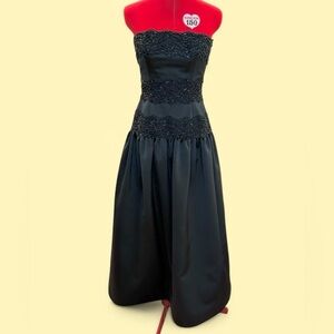 Vintage Oleg Cassini Black Dress